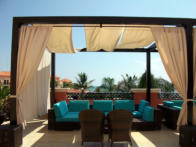 outdoor living space